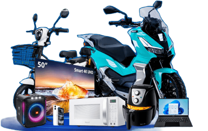 Moto 0 km, bicicleta elétrica, Smart TV 50 polegadas, notebook, smartphone, micro-ondas, air fryer e caixa de som — prêmios da promoção Show de Prêmios TV Band Maranhão